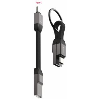 Swissten Magnetic Keychain USB-A - USB-C Cable 9.7cm (71551050)
