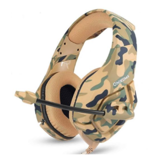 Onikuma K1-B Gaming Wired Headphones (K1-B-YE)