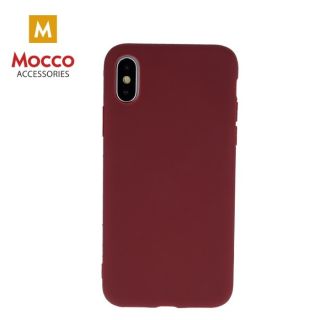 Mocco Ultra Slim Soft Matte 0.3 mm Silicone Case for Apple iPhone 11 Pro Max Dark Red (MO-USM-IPH-11PM-DR)