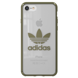 Adidas Clear Case Silicone Case for Apple iPhone 7 / 8 Transparent - Green (AD-OCC-IPH78-TRGR)