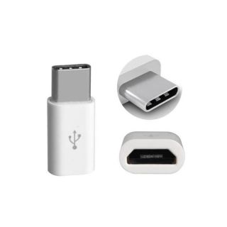 Mocco Universal Adapter Micro USB to USB Type-C Connection (MC-AD-TYPECM-WH)