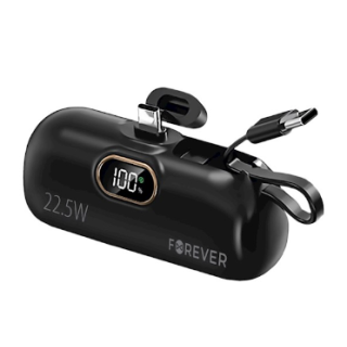 Forever MTB-100 Mini Power bank 22.5W 5000mAh USB-C (GSM182135)