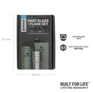 Stanley 2801883034 Adventure Gift set vodka glasses 4x50ml / bottle 0.23L (2801883034)