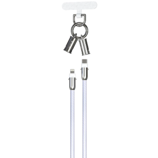 Devia 2in1 Lanyard 27W USB-C - Lightning Cable 1.2m (EC658P)