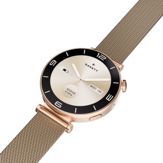 Garett Rose Gold Mesh steel Smartwatches (ROSE_MESH_GLD)