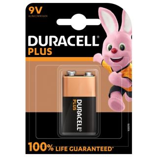 Duracell Plus 100 Battery 9V / MN1604 / 6LR61 (6LR61)
