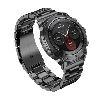 Garett Atom Black steel Smartwatch (ATOM_BLK_STL)