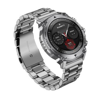 Garett Atom Silver steel Smartwatch (ATOM_SVR_STL)