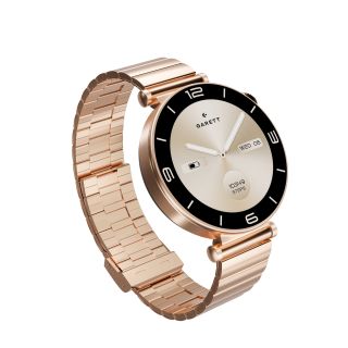 Garett Rose Gold Solid steel Smartwatch (ROSE_SOLID_GLD)