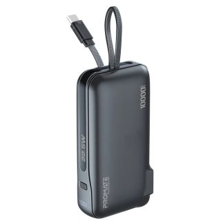 Promate PowerPack-10C Charger Power Bank 22W / 10000mAh / USB-C PD / 220V EU/US/UK (POWERPACK10C)