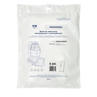 K&M KM-Q159.A NITEO TOOLS MICRO WVCS 0127-30 Bags for vacuum cleaner 5 pcs. (KM-Q159.A)