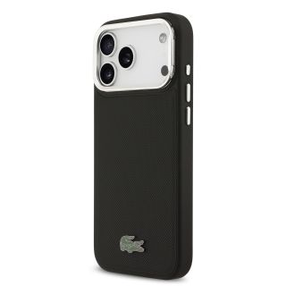 Lacoste Iconic Petit Pique Camera Stand MagSafe Case for iPhone 17 Pro Max (LCHMP17XPCSLAK)