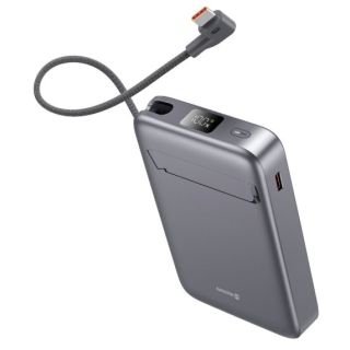 Swissten Qi2 MagSafe Power Bank 15W with Built-in Cable USB-C 10000 mAh (22013979)