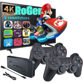RoGer Retro Portable Console + 2 Gamepads / 21000 games / HDMI (RG-RT-HDMI-2100G)