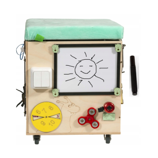 RoGer RO-3965 Manipulation Pouffe with Wheels (RO-3965)