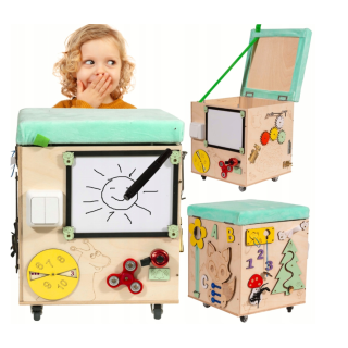 RoGer RO-3965 Manipulation Pouffe with Wheels (RO-3965)