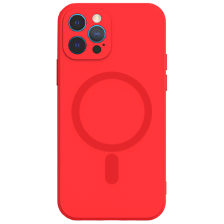 Mocco MagSilicone Soft Back Case Silicone Case for Apple iPhone 14 Pro Red (MO-MAGSI-IPH-14PR-RE)