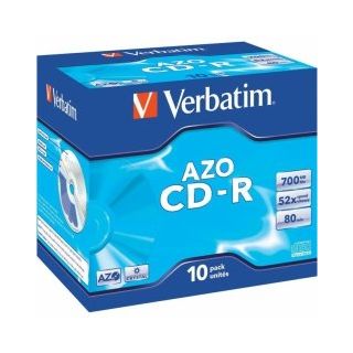 Verbatim Blank CD-R AZO 700MB 1x-52x (43327V)