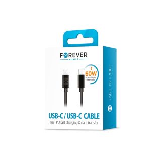 Forever USB-C - USB-C 60W Cable 1m (GSM106367)