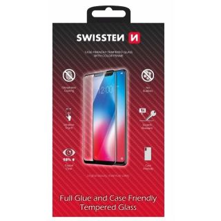 Swissten Full Face Tempered Glass Apple iPhone 13 / 13 Pro Black (54501803)