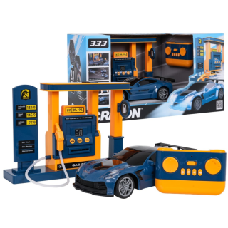 RoGer R/C Vehicle Sports Car with remote control + gas station (5903864989502)