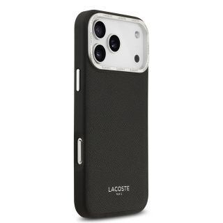 Lacoste PU Leather Champs Elysees MagSafe Case for Apple iPhone 17 Pro Max (LCHMP17XPCESK)