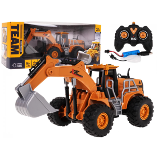 RoGer RC Lights and Smoke Excavator 1:22 (5903864981797)