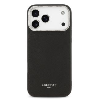Lacoste PU Leather Champs Elysees MagSafe Case for Apple iPhone 17 Pro Max (LCHMP17XPCESK)
