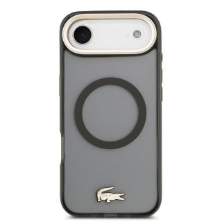 Lacoste PC/TPU Frosted Finish Gold Logo MagSafe Case for Apple iPhone 17 Air (LCHMP17MUFWAK)
