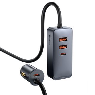Baseus Share Together Car charger 2x USB  / 2x USB-C / 120W (CCBT-A0G)