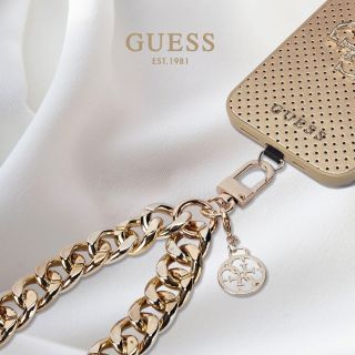 Guess Universal Wrist Strap 4G Charm / Gold (GUOUCBMC4MD)