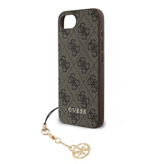 Guess 4G Charm Case for iPhone 16e Tone on Tone / Brown (GUHCPSE4GF4GCW)
