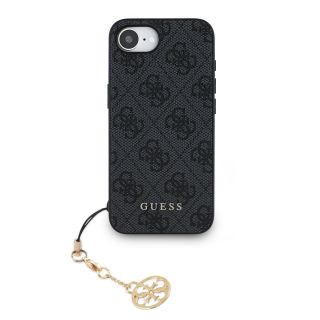 Guess 4G Charm Case for iPhone 16e Tone on Tone / Grey (GUHCPSE4GF4GCK)