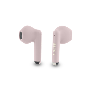 Guess Printed Classic Logo TWS Wireless Earphones / Pink (GUTWSJ14ESGP)
