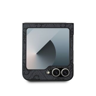 Guess PU 4G Metal Logo Case for Samsung Galaxy Z Flip 6/7 FE / Grey (GUHCZF64GMGGR)