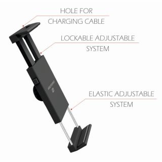 Swissten S-Grip T1-OP Universal Car Seat Holder For Tablets / Phones / GPS (SW-CH-T1-OP-BK)