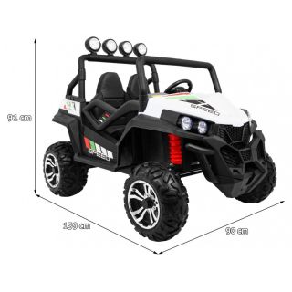 RoGer Grand Buggy 4x4 Electric Car (RO-GB-4X4-BK-WH)
