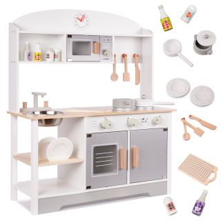 RoGer Wooden Kitchen for Children 68 x 25.5 x 82 cm (RO-6287-82)