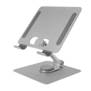 Mars Gaming MA-RST 2in1 Aluminum Alloy Stand for tablets 360° / 13" / Silver (MRASTW)