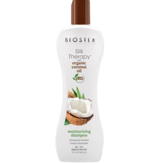BioSilk Silk Therapy Organic Coconut Oil Moisturizing Shampoo 355ml (633911815922)