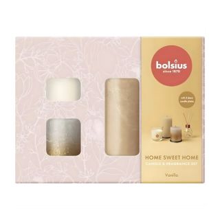 Bolsius Home Sweet Home Gift Set Vanilla (37281583)