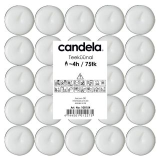 Candela Tealight Candles 75pcs (24100154)