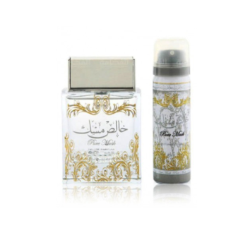 Lattafa Pure Musk Perfume EDP 100 ml + Deodorant spray 50 ml (6291106060546)