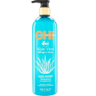 CHI Aloe Vera Curls Defined Detangling Conditioner 739ml (633911811498)