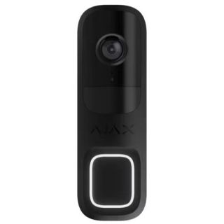 AJAX DoorBell Smart Doorbell 4MP HDR / PIR Sensor / IP54 (Black) (AX000678)