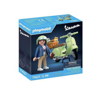 Playmobil 1969 Vespa 150 Sprint Veloce Construction Set Light Green (71621)