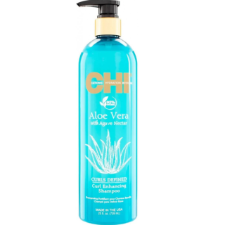 CHI Aloe Vera Curls Defined Curl Enhancing Shampoo 739ml (633911811399)