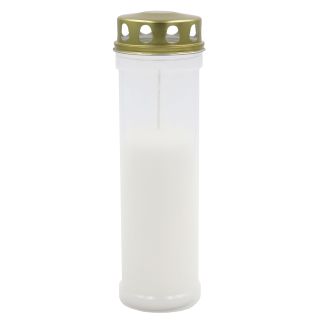 Candela Memorial Candle With Cap White (24100110)