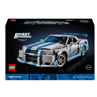 LEGO TECHNIC 2 Fast 2 Furious Nissan Skyline GT-R (R34) 42210 Construktors (42210)