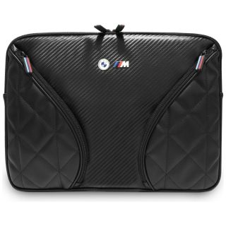 BMW Carbon Pockets & Metal Logo Sleeve for Notebook 14" (BMCS14PCASEPOK)